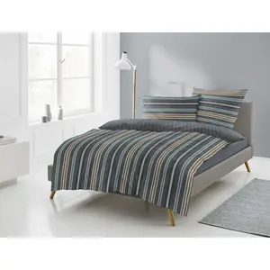 Двустороннее постельное белье Irisette «Sky 8421», элегантное и качественное, цвет blau