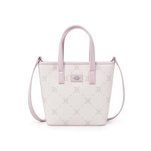 Dickies Плечевая сумка из ПВХ через плечо клатч корзинка среднего размера женская бежево-абрикосовая серая, Beige Apricot/Pink