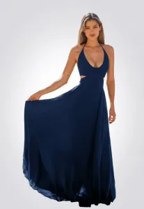 Элегантное платье Cupshe, Dark Blue