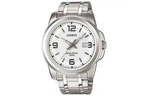 CASIO Часы G Shock MTP 1314D 7A, White Dial