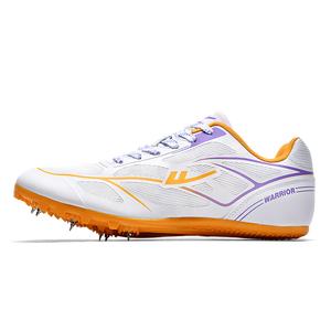 Кроссовки для бега на длинные дистанции с амортизацией, противоскользящие, дышащие, с низким верхом, унисекс WARRIOR, White Yellow