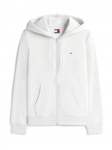 Tommy Jeans Худи на молнии в светло-сером цвете