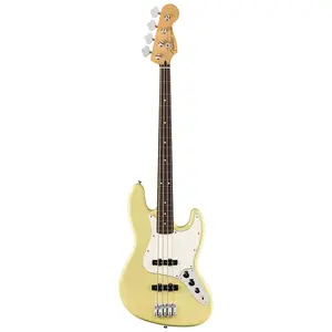 Fender Player II Jazz Bass с грифом из красного дерева, цвет Hialeah Yellow