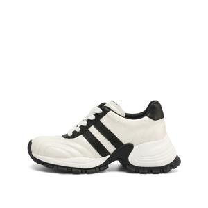 Rosa Bianca Женские легкие низкие кроссовки на платформе для увеличения роста с овчинной стелькой экрю, цвет Ecru Sheepskin Insole