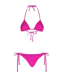 Бикини-Треугольник из лайкры The Attico, розовый