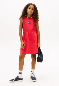 Платье без рукавов с волнистым флагом, свободного кроя, повседневное. Tommy Hilfiger, Red Alert