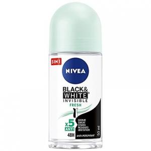 NIVEA Black&White Invisible Fresh Роликовый антиперспирант 50 мл