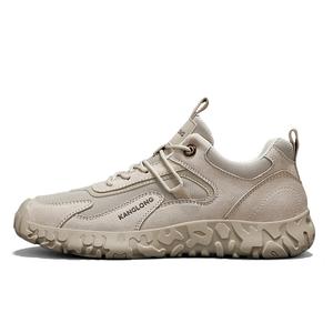KANGLONG Повседневные мужские кеды низкие Basalt Gravel Sand - Gravel Sand, цвет Gravel Sand[Leather Shoe Size: Size 40 in This Model = Athletic Shoes 41]