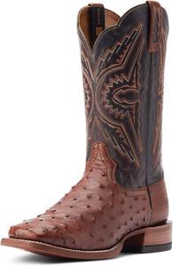 Мужские вестерн-сапоги ARIAT Broncy, Cinnamon Full Quill Ostrich