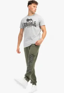 Футболка с принтом loscoe normale passform doppelpack Lonsdale, Marl Grey Black