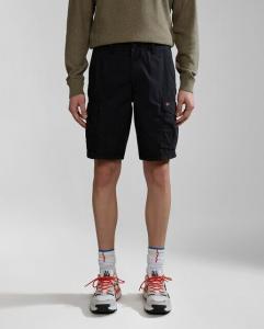 Мужские однотонные шорты-бермуды Noto 20 карго Napapijri, черный