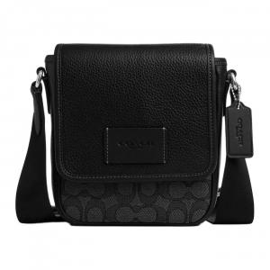 COACH Сумка через плечо Lucas Signature Smooth Calfskin, мини кроссбоди мужская black