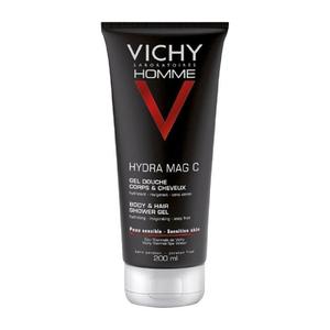 Гель для душа homme hydra mag c Vichy, объем 200 мл