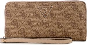 Кошелек GUESS Women's Laurel II SLG Large Zip Around, Latte Logo