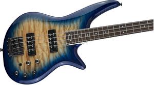 Басс гитара Jackson JS Series Spectra Bass JS3Q, Laurel Fingerboard, Amber Blue Burst