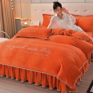 Yalu Комплект постельного белья 1,5-спальный, 4 предмета, пододеяльник 200x230 см