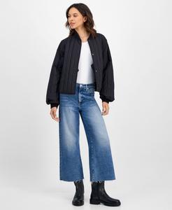 Женская куртка-бомбер с воротником-стойкой Rains, Black