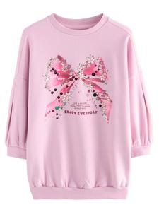 Платье Next, цвет Powder/Dusky pink/Dark pink