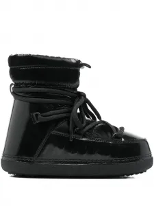 Горные металлические стеганые ботинки на шнуровке Inuikii, черный