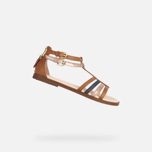 Сандалии Geox модель J Sandal Karly Girl цвет коричневый