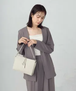 Мини-сумочка через плечо с логотипом Mono Comme Ca, цвет Beige