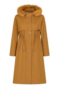 Зимнее пальто MODAMIHRAM, сепия