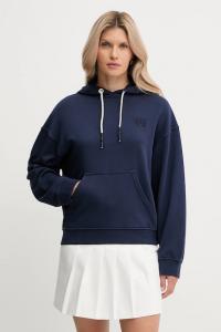 Хлопковая толстовка Pinko, темно-синий