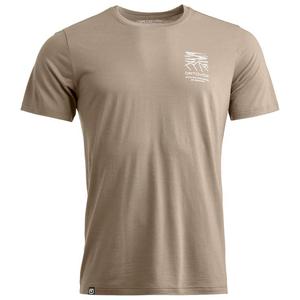 Футболка для походов 150 cool mtn mission tee shirt серо-песочная - l Ortovox