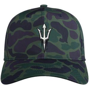 Мужская регулируемая кепка adidas Camo Arizona State Sun Devils Military Appreciation Slouch Primegreen