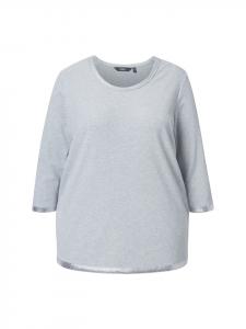 Рубашка светло-серого меланжа Ulla Popken