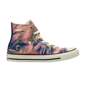 Кроссовки Converse Wmns Chuck Taylor All Star High 'Feather Print', розовый