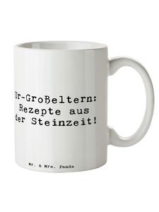 Кружка с рецептами прабабушек и прадедушки и надписью белого цвета Mr. & Mrs. Panda
