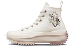 Кеды Converse Run Star Hike Canvas Shoes Unisex Mid-Top White Beige/Pink Green