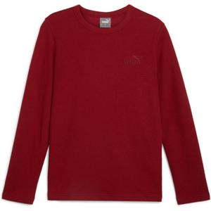 Футболка с длинным рукавом и вафельным принтом Puma, красный
