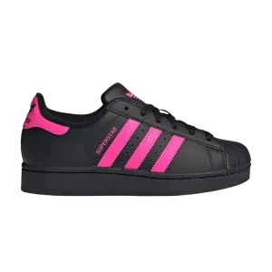 Кроссовки Adidas Superstar 2 J, Core Black Lucid Pink