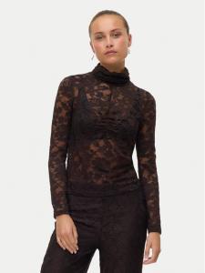 Блузка slim fit Neline 10335562 Vero Moda, коричневый