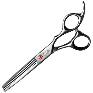 Ножницы для стрижки GEPARD Филировочные ножницы для правой руки 7,0 со смещением Парикмахерская стрижка волос для салона Superior line Calissimo