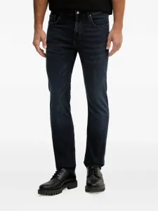 Джинсы с нашивкой-логотипом KARL LAGERFELD, синий