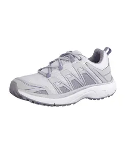 Удобные туфли на шнуровке светло-серого цвета. Tamaris, серый