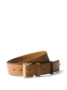 Кожаный ремень Prada, коричневый