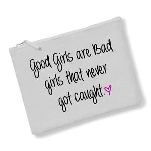 Хорошие девочки — плохие девочки, которых никогда не ловили Косметичка Темно-синий Серый или булавка 60 SECOND MAKEOVER, серый