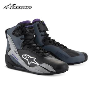 ALPINESTARS PROTECTS Star Casual велосипедные ботинки щиколотка, FASTER-4 противоскользящие мотоциклетные ботинки, мотоциклетная обувь, мужские и женские, черно-серый, размер 43