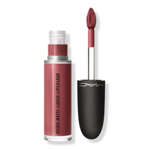 Жидкая матовая помада Retro MAC, Topped With Brandy (deep dirty rose)