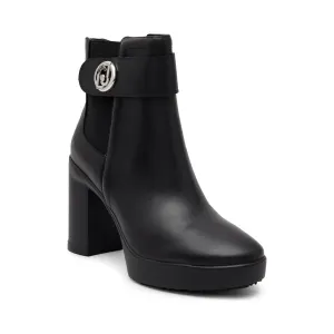 Кожаные ботильоны сейчас 35 - до щиколотки Liu Jo, черный