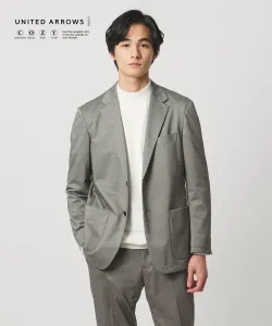 Пиджак Mock Rody с двумя пуговицами, приталенный, производства UA, уютный, моющийся, эластичный United Arrows, цвет Md.Gray
