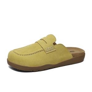 TEMPUR Женские сандалии с закрытым носком, устойчивые к истиранию, желтые