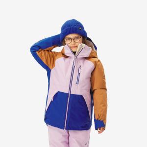 WEDZE Куртка для сноуборда детская 6В — 10 лет Ziprotec - SNB 500 триколор