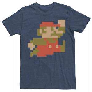 Мужская футболка Super Mario Bros Retro 8 Bit Licensed Character