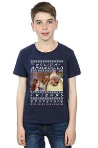 Футболка Fair Isle Holiday Armadillo Friends, темно-синий