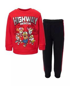 Комплект из флисовой толстовки и штанов Nickelodeon Marshall Chase Rocky Rubble Skye для малышей, Дети Мальчики Paw Patrol, мультиколор